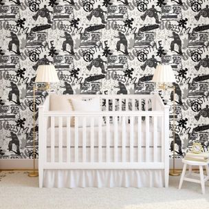 обои для стен Black&White Бумажные Black&White