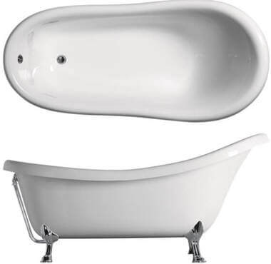 Акриловая ванна отдельно стоящая GSI Classic 175x82 VAL1 от Официального Дилера