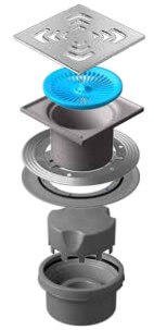 Душевой трап Pestan Confluo Standard Vertical Square 13000019 от Официального Дилера