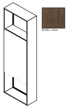 Шкаф-пенал Gama-Decor Dess Inox / Wood G700015330 от Официального Дилера