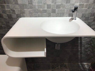 Столешница Systempool Krion Spline 1100 Snow White от Официального Дилера