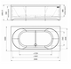  Фронтальная панель для ванны Radomir Вальс 1-21-0-0-0-195 - 3