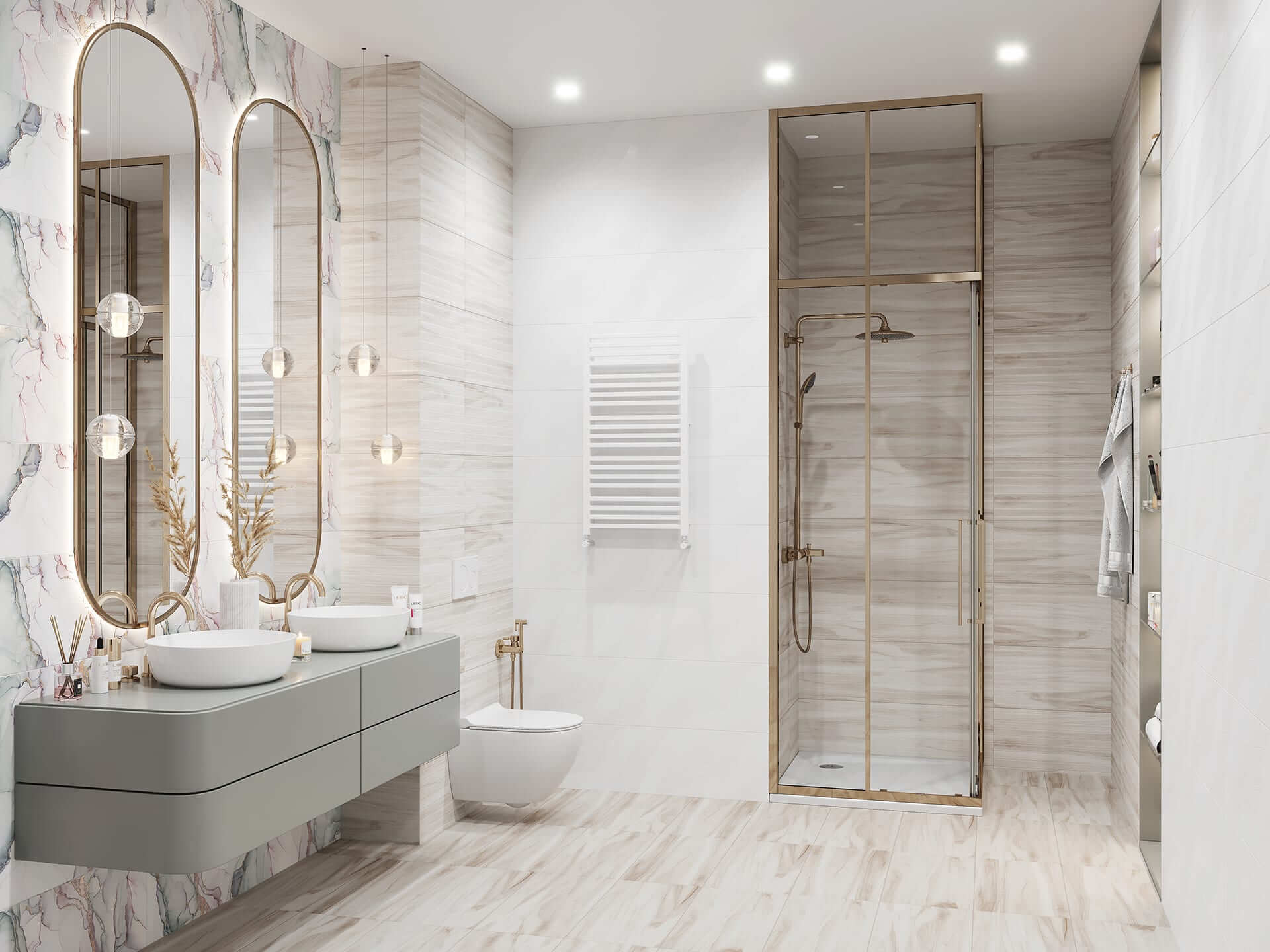 Керамическая плитка для ванной комнаты от KERAMA MARAZZI