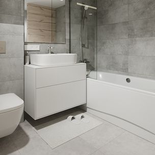 100 идей отделки ванной комнаты керамической плиткой. Комбинирование цветов и стилей