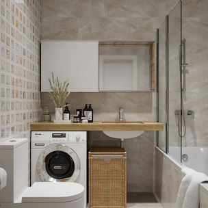 Дизайн плитки для ванной комнаты – 100 Фото реальных интерьеров