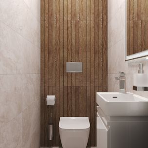 эскиз полосы туалет и ванная, черно-белый дизайн интерьера.