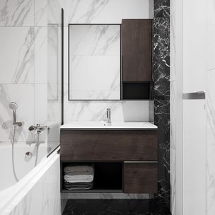 Дизайн ванной комнаты совмещенной с туалетом, преимущества и недостатки