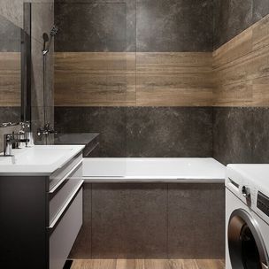 Дизайн ванной и кухни с помощью плитки 2022