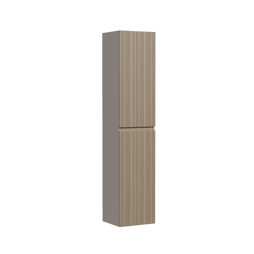  Шкаф-пенал подвесной Sancos Code PCD35GB серо-коричневый, лдсп, 35x165 - 1