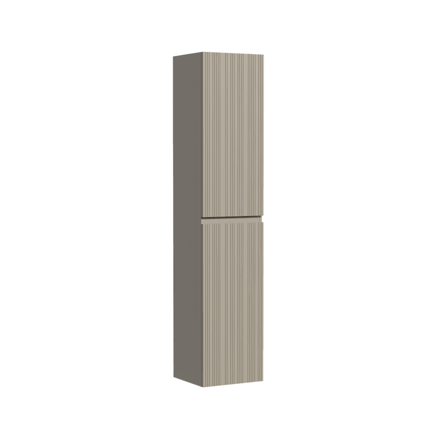  Шкаф-пенал подвесной Sancos Code PCD35GP серый, лдсп, 35x165 - 1