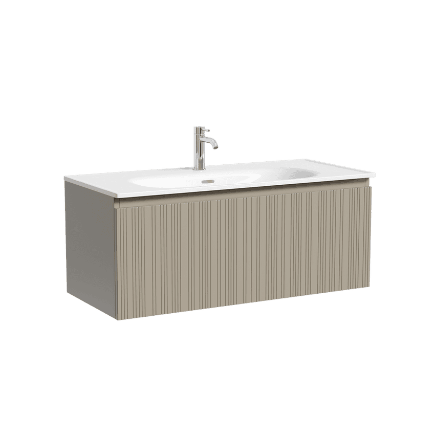  Тумба под раковину Sancos Code CD100GP серый, 99x40, МДФ, МДФ,  - 1