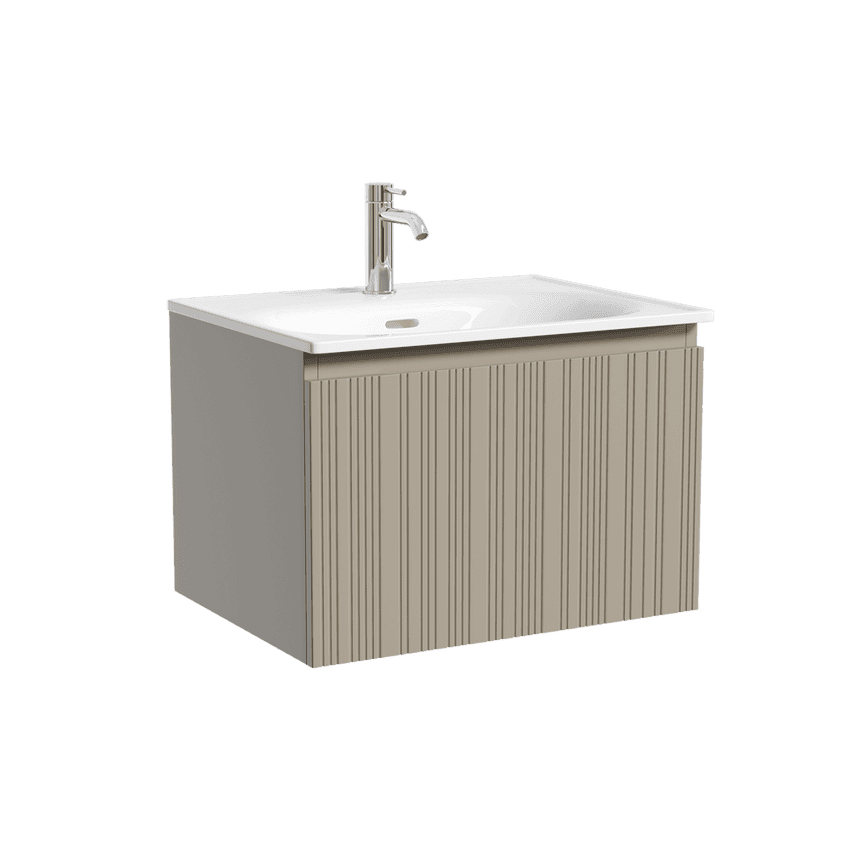  Тумба под раковину Sancos Code CD60GP серый, 59x40, МДФ, МДФ,  - 1