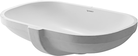  Раковина встраиваемая Duravit D-Code 0338490000, белый, керамика, овальная - 1