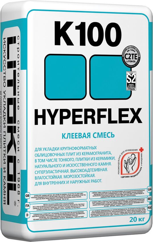 Клей для укладки плитки litoflex k80