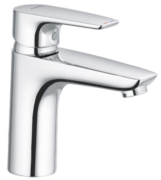  Смеситель для раковины Kludi Pure & Solid 342920575, латунь, хром, рычажное - 1