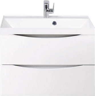 Тумба с раковиной belbagno marino 70 bianco lucido