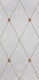 Плитка Декор Petracer's AD Maiora Rhombus Fregio Swarovsky Oro Perla 50x100 - 1