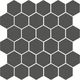 Плитка Мозаика Kerama Marazzi Агуста Серый темный натуральный из 30 частей 30x30 - 1