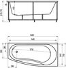 Акриловая ванна Aquatek Пандора - 3
