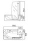  Акриловая ванна Gemy с гидромассажной системой G9246 B R 170x80x196 - 3