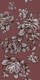 Плитка Декор Нефрит Керамика Аллегро Бордовый 20x40 - 1