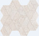 Плитка Мозаика ABK Alpes Wide Mosaico Enigma Ivory Rett. 30x34 - 1