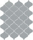 Плитка Мозаика Kerama Marazzi Арабески Глянцевый Серый 26x30 - 1