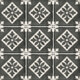 Плитка Керамогранит Equipe Art Nouveau Padua Black 20x20 - 1