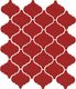 Плитка Настенная плитка Kerama Marazzi Авейру Мозаичный Красный Глянцевый 26x30 - 1