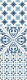 Плитка Декор Tubadzin Avignon D- Avignon Cobalt2 14.8x44.8 - 1