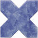 Плитка Керамогранит Cevica Becolors Cross Electric Blue 13.25x13.25 - 1