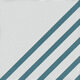 Плитка Керамогранит Wow Boreal Dash Decor White Blue 18.5x18.5 - 1