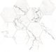 Плитка Мозаика RHS-Rondine Canova Esa Statuario Lapp 35x30.3 - 1