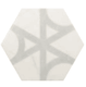 Керамогранит Carrara Hexagon Flow 17,5x20