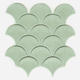 Плитка Мозаика Orro Mosaic Ceramic Mint Scales 25.9x27.3 - 1