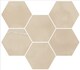Мозайка Hexagon Onyx 25х29