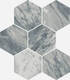 Плитка Мозаика Italon Charme Extra Cha. Ext. Atlantic Mosaico Hexagon 30x30 - 1