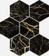 Плитка Мозаика Italon Charme Extra Cha. Ext. Laurent Mosaico Hexagon 25x90 - 1