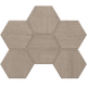 Плитка Мозаика Estima Classic Wood CW01 Hexagon 25x28.5 - 1