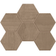Плитка Мозаика Estima Classic Wood CW03 Hexagon 25x28.5 - 1
