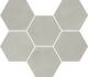 Silver Mosaico Hexagon
