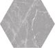 Плитка Керамогранит Click Ceramica Cosmo Hexa Silver 20x24 - 1