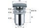  Донный клапан Remer 904SCC114 - 2