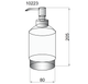  Дозатор для жидкого мыла Boheme 10223 - 2