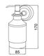  Дозатор для жидкого мыла Boheme Brillante 10447 - 2