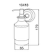  Дозатор для жидкого мыла Boheme Imperiale 10418 - 2