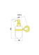  Дозатор для жидкого мыла Boheme Murano Cristal 10912-CRST-BR - 3