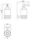  Дозатор для жидкого мыла Ravak CR 231 X07P223 - 2