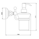  Дозатор для жидкого мыла Nicolazzi Accessori Classico 1489BZ - 2