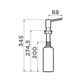  Дозатор для жидкого мыла Omoikiri OM-02-P-WH - 3